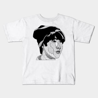 Jisung line-shaded Kids T-Shirt